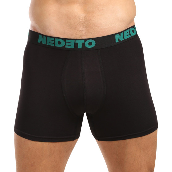 5PACK Boxers para hombre Nedeto negro (5NB003)