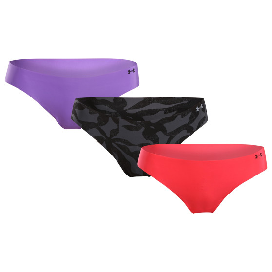 3PACK tanga de mujer Under Armour multicolor (1383894 014)