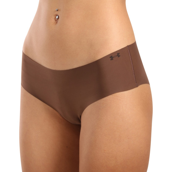 3PACK bragas de mujer Under Armour marrón (1383895 625)