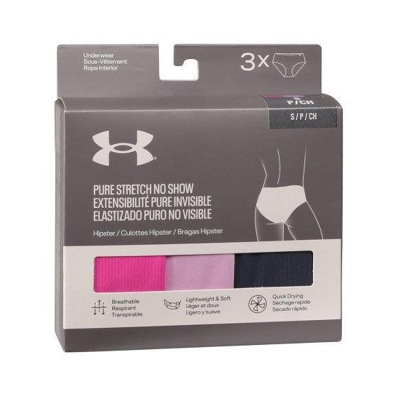 3PACK bragas de mujer Under Armour multicolor (1383895 652)