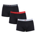 3PACK Boxers para hombre Tommy Hilfiger azul oscuro (UM0UM03181 0R1)