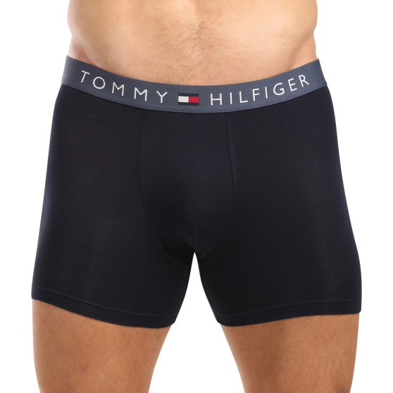 3PACK Boxers para hombre Tommy Hilfiger azul oscuro (UM0UM03431 0R1)