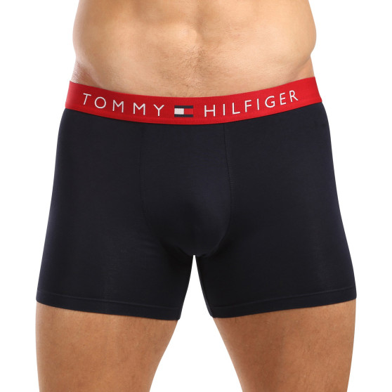 3PACK Boxers para hombre Tommy Hilfiger azul oscuro (UM0UM03431 0R1)