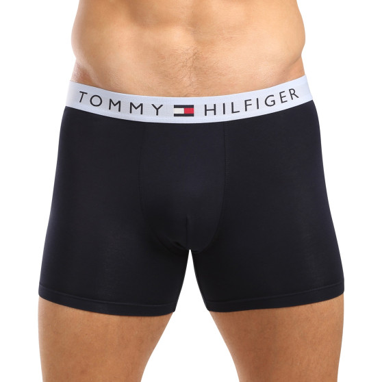 3PACK Boxers para hombre Tommy Hilfiger azul oscuro (UM0UM03431 0R1)