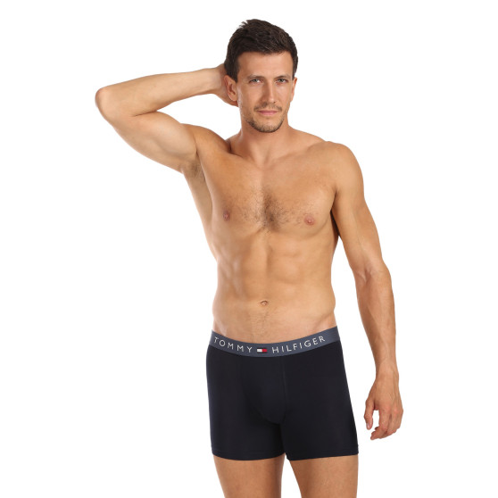 3PACK Boxers para hombre Tommy Hilfiger azul oscuro (UM0UM03431 0R1)