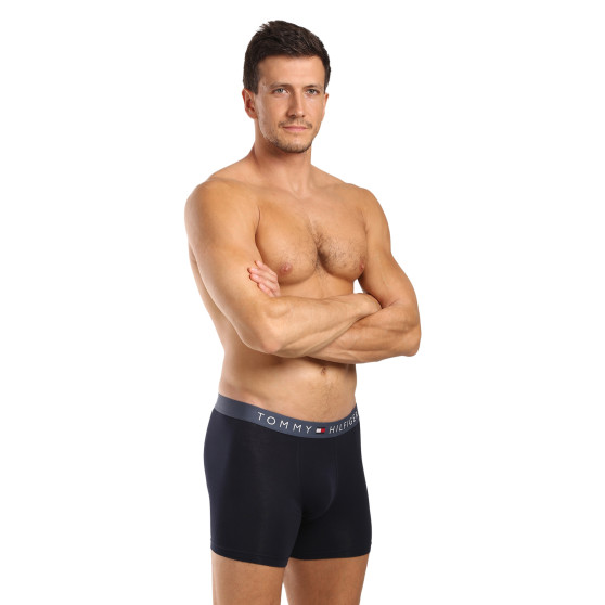 3PACK Boxers para hombre Tommy Hilfiger azul oscuro (UM0UM03431 0R1)