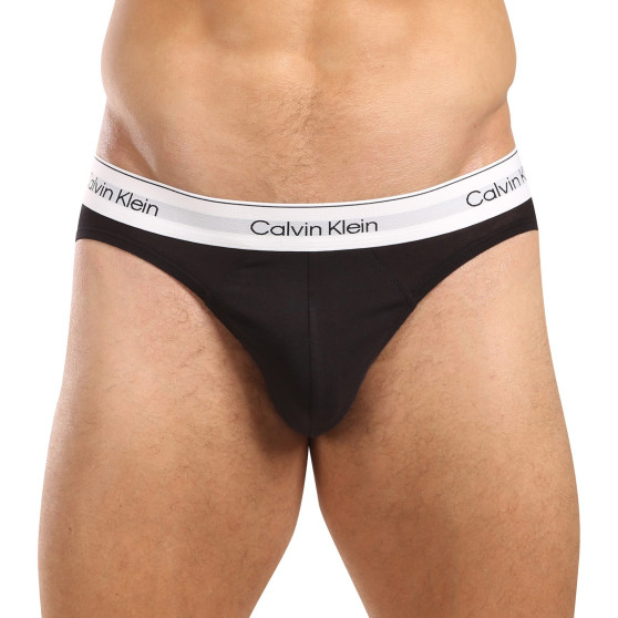 3PACK calzoncillos para hombre Calvin Klein negro (NB3961A-UB1)