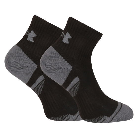 3PACK Under Armour calcetines negros (1379528 001)