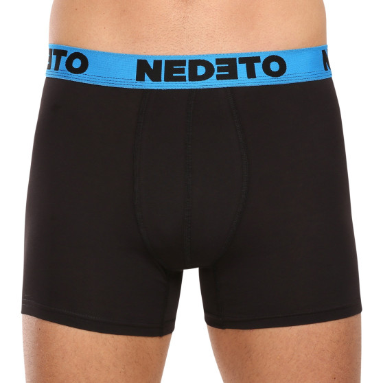 10PACK Boxers para hombre Nedeto negro (10NB005)