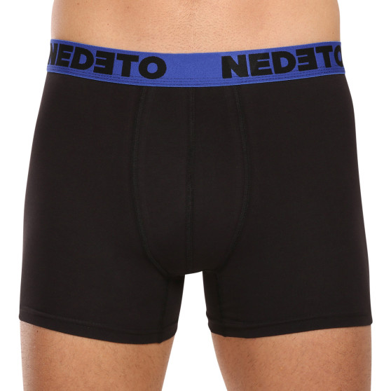 10PACK Boxers para hombre Nedeto negro (10NB005)