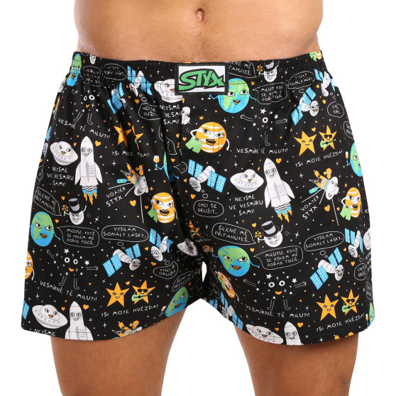 3PACK short hombre Styx art goma clásica sobredimensionado multicolor (3E17789)