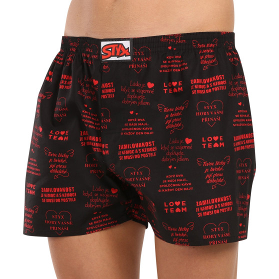 3PACK short hombre Styx art goma clásica sobredimensionado multicolor (3E17789)