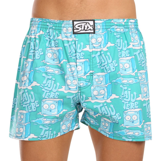 3PACK short hombre Styx art goma clásica sobredimensionado multicolor (3E11847)