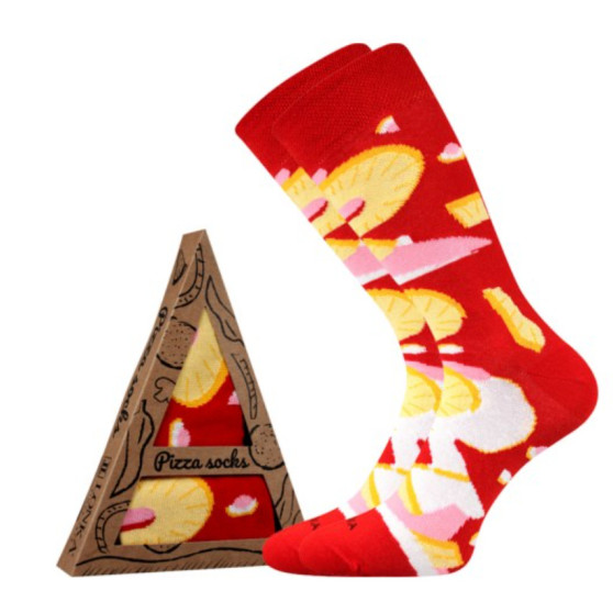 Calcetines Lonka alto multicolor (Pizza-hawaii)