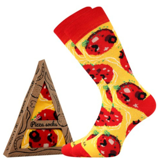 Calcetines Lonka alto multicolor (Pizza-pepperoni)