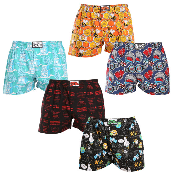 5PACK short hombre Styx art goma clásica sobredimensionado multicolor (5E1305852)