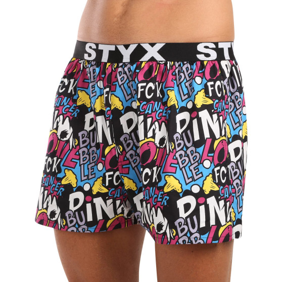 Calzones de hombre Styx art sports rubber Pink Bubble (B1058)