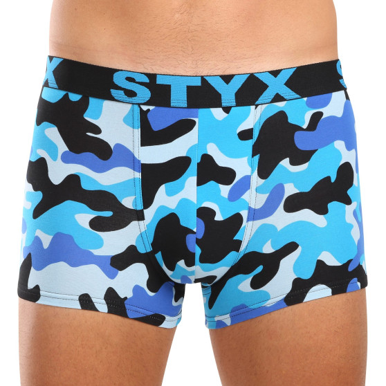 Styx Calzoncillos hombre art sports goma camuflaje azul (G1850)