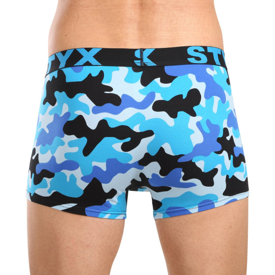 Styx Calzoncillos hombre art sports goma camuflaje azul (G1850)