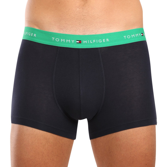 3PACK Boxers para hombre Tommy Hilfiger azul oscuro (UM0UM02763 0T3)