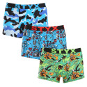 3PACK Boxers para hombre Styx art sports goma multicolor (3G15780)