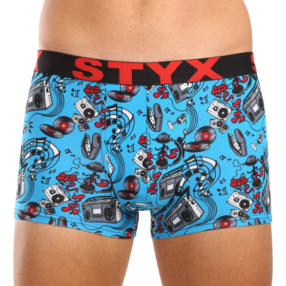 3PACK Boxers para hombre Styx art sports goma multicolor (3G15780)