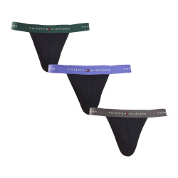 3PACK calzoncillos para hombre Tommy Hilfiger negro (UM0UM03384 0UI)