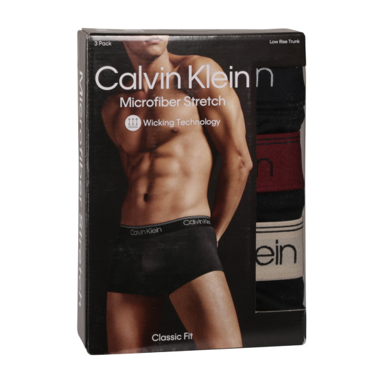 3PACK Boxers para hombre Calvin Klein negro (NB2569A-Q84)