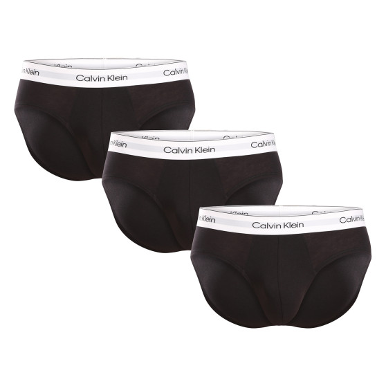 3PACK calzoncillos para hombre Calvin Klein negro (NB3962A-UB1)