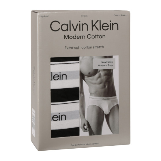 3PACK calzoncillos para hombre Calvin Klein negro (NB3962A-UB1)