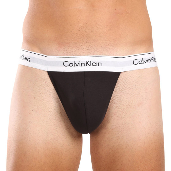 3PACK tanga para hombre Calvin Klein negro (NB3226A-001)