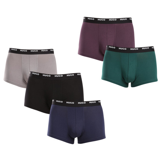 5PACK Boxers para hombre HUGO multicolor (50479944 973)