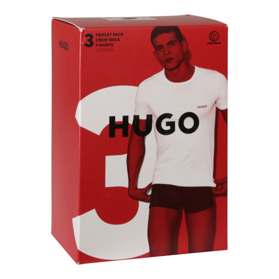 3PACK camiseta de hombre HUGO multicolor (50480088 966)