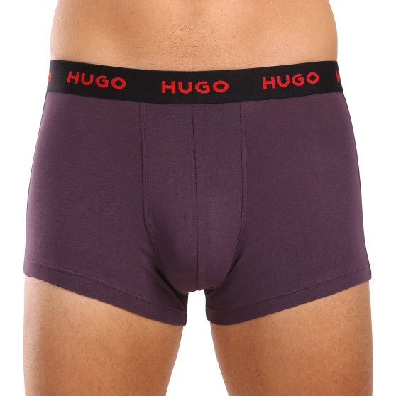 3PACK Boxers para hombre HUGO multicolor (50517878 987)