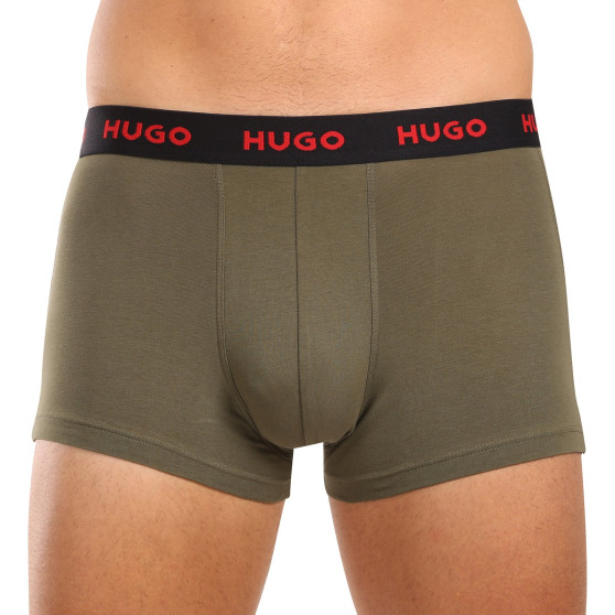 3PACK Boxers para hombre HUGO multicolor (50517878 987)