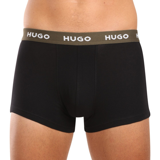 3PACK Boxers para hombre HUGO negro (50517878 988)