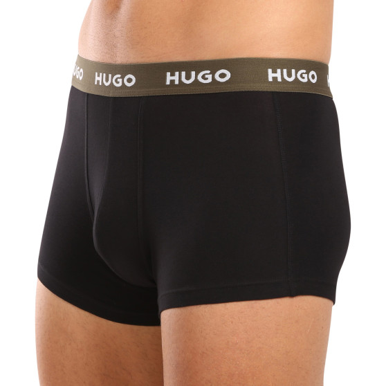 3PACK Boxers para hombre HUGO negro (50517878 988)