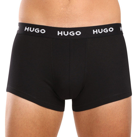 3PACK Boxers para hombre HUGO negro (50517878 988)