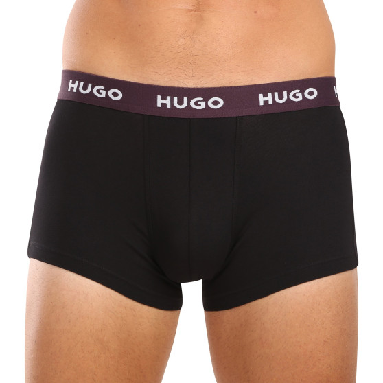 3PACK Boxers para hombre HUGO negro (50517878 988)