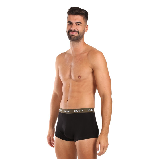 3PACK Boxers para hombre HUGO negro (50517878 988)