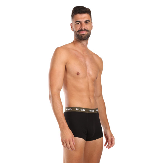 3PACK Boxers para hombre HUGO negro (50517878 988)