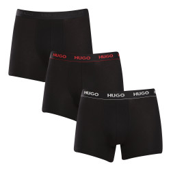 3PACK Boxers para hombre HUGO negro (50517886 991)