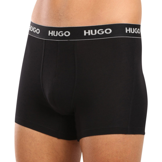 3PACK Boxers para hombre HUGO negro (50517886 991)