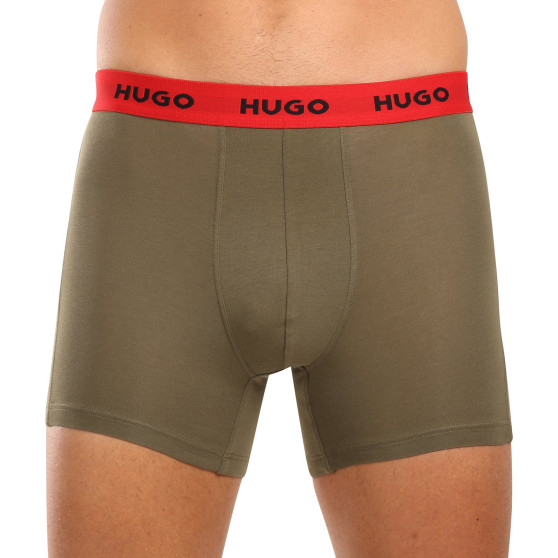 3PACK Boxers para hombre HUGO multicolor (50517887 984)