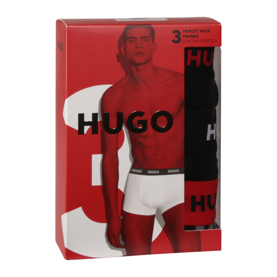 3PACK Boxers para hombre HUGO multicolor (50517894 980)