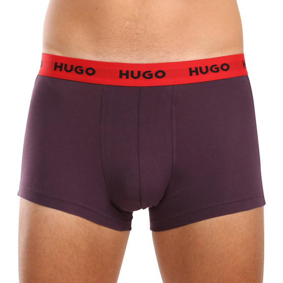 3PACK Boxers para hombre HUGO multicolor (50517894 982)