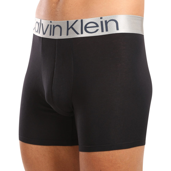 3PACK Boxers para hombre Calvin Klein negro (NB3131A-PZE)