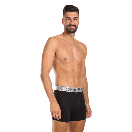 3PACK Boxers para hombre Calvin Klein negro (NB3131A-PZE)