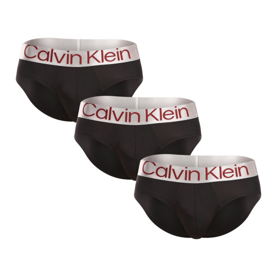 3PACK calzoncillos para hombre Calvin Klein negro (NB3073A-Q09)