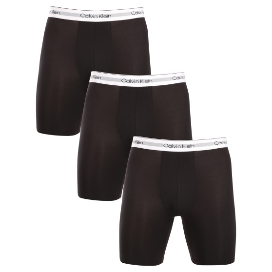 3PACK Boxers para hombre Calvin Klein negro (NB3955A-UB1)